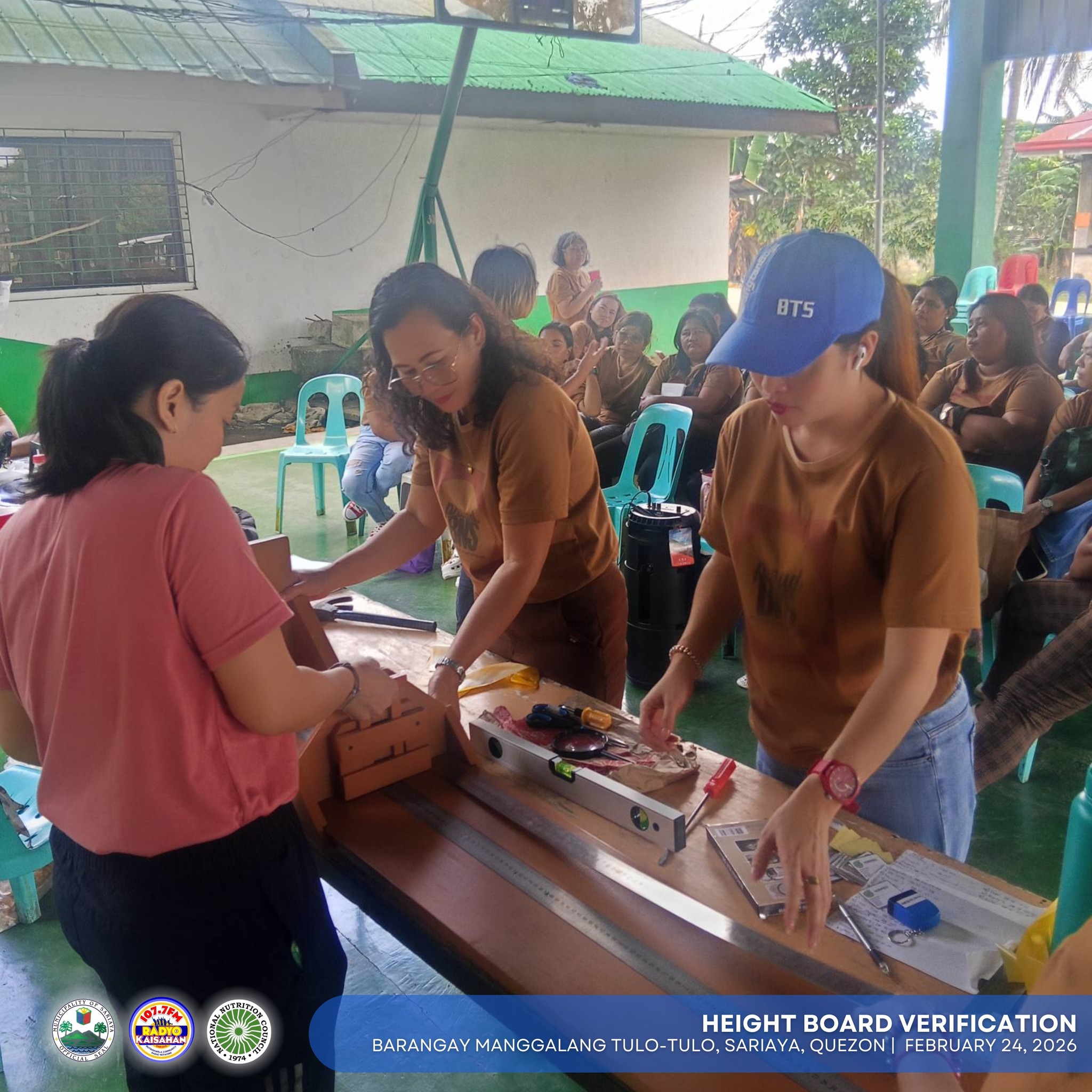 WOODEN HEIGHT BOARDS NG MGA BNS, SUMAILALIM SA VALIDATION AT CALIBRATION