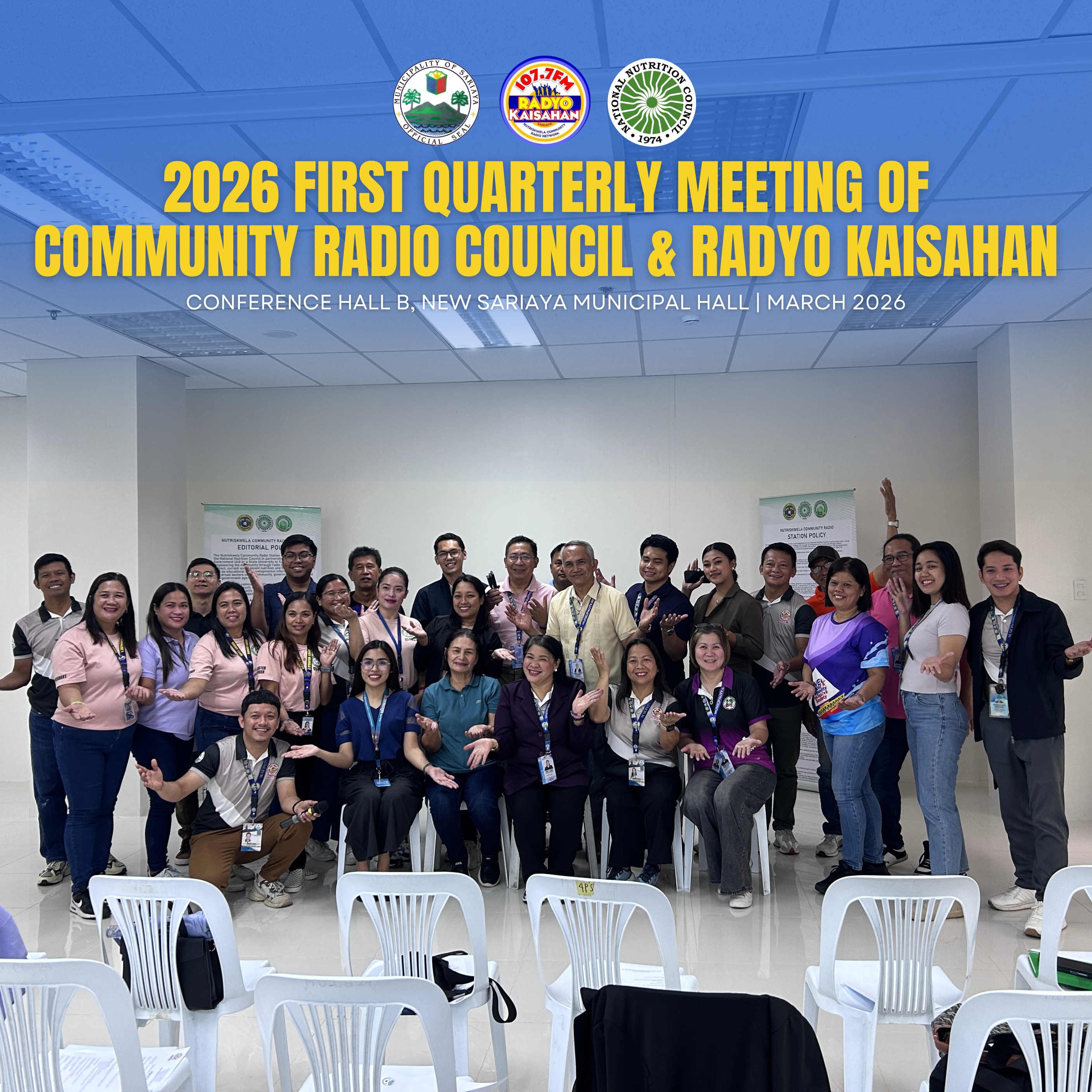 𝐂𝐎𝐌𝐌𝐔𝐍𝐈𝐓𝐘 𝐑𝐀𝐃𝐈𝐎 𝐂𝐎𝐔𝐍𝐂𝐈𝐋, 𝐍𝐀𝐆𝐒𝐀𝐆𝐀𝐖𝐀 𝐍𝐆 𝐔𝐍𝐀𝐍𝐆 𝐊𝐖𝐀𝐑𝐓𝐄𝐑 𝐍𝐀 𝐏𝐀𝐆𝐏𝐔𝐏𝐔𝐋𝐎𝐍𝐆; 𝐌𝐆𝐀 𝐁𝐀𝐆𝐎𝐍𝐆 𝐎𝐏𝐈𝐒𝐘𝐀𝐋, 𝐍𝐀𝐇𝐀𝐋𝐀𝐋