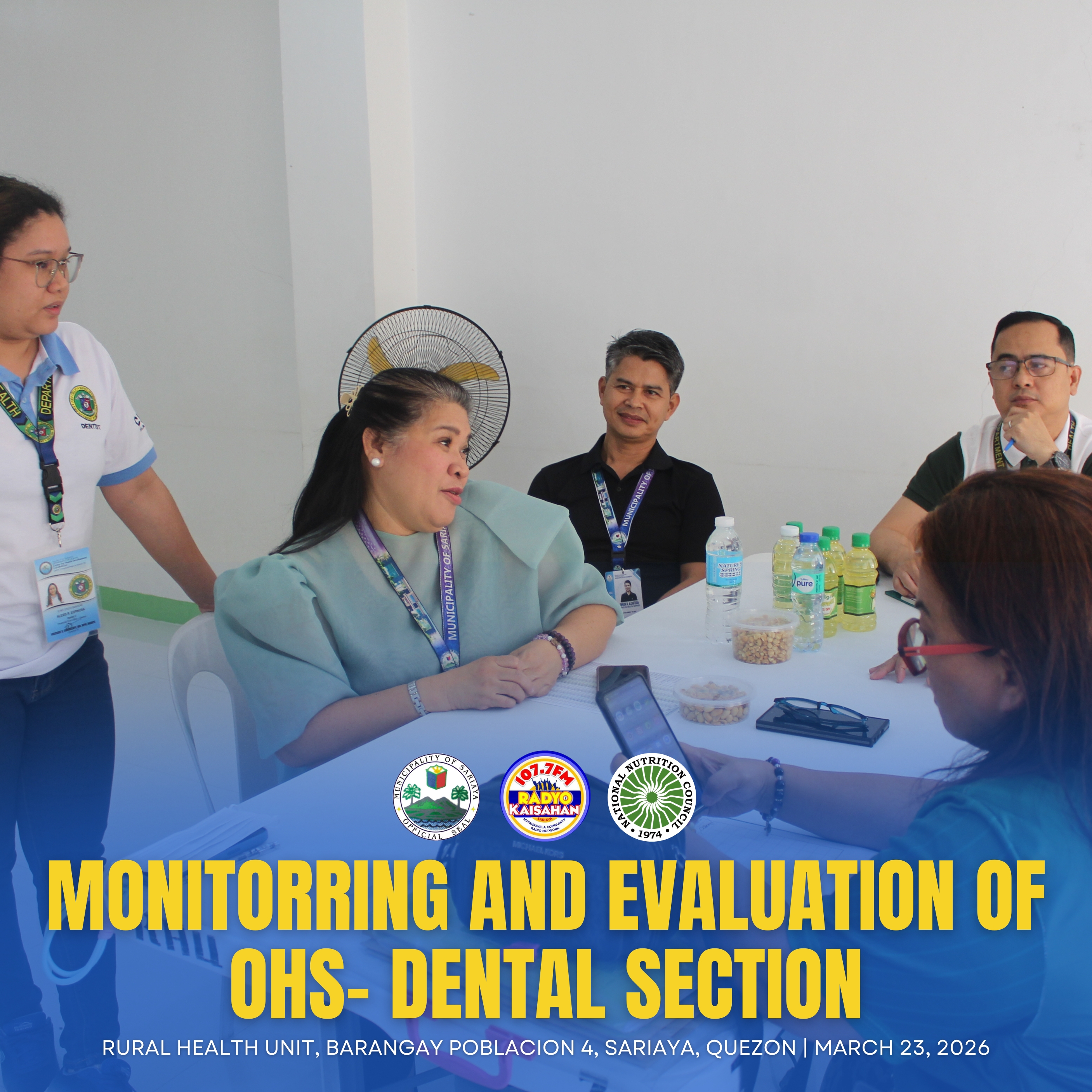 𝐃𝐄𝐍𝐓𝐀𝐋 𝐒𝐄𝐂𝐓𝐈𝐎𝐍 𝐍𝐆 𝐒𝐀𝐑𝐈𝐀𝐘𝐀, 𝐒𝐔𝐌𝐀𝐈𝐋𝐀𝐋𝐈𝐌 𝐒𝐀 𝐃𝐎𝐇 𝐑𝐄𝐆𝐈𝐎𝐍 𝐈𝐕-𝐀 𝐌𝐎𝐍𝐈𝐓𝐎𝐑𝐈𝐍𝐆 𝐀𝐓 𝐄𝐕𝐀𝐋𝐔𝐀𝐓𝐈𝐎𝐍