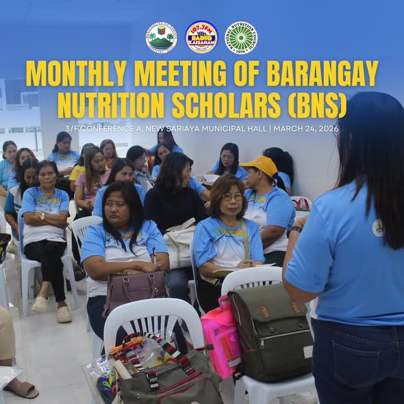 TARGET NA 80% COVERAGE SA OPERATION TIMBANG PLUSH, BINIGYANG-DIIN SA IKATLONG PAGPUPULONG NG MGA BNS SA SARIAYA 