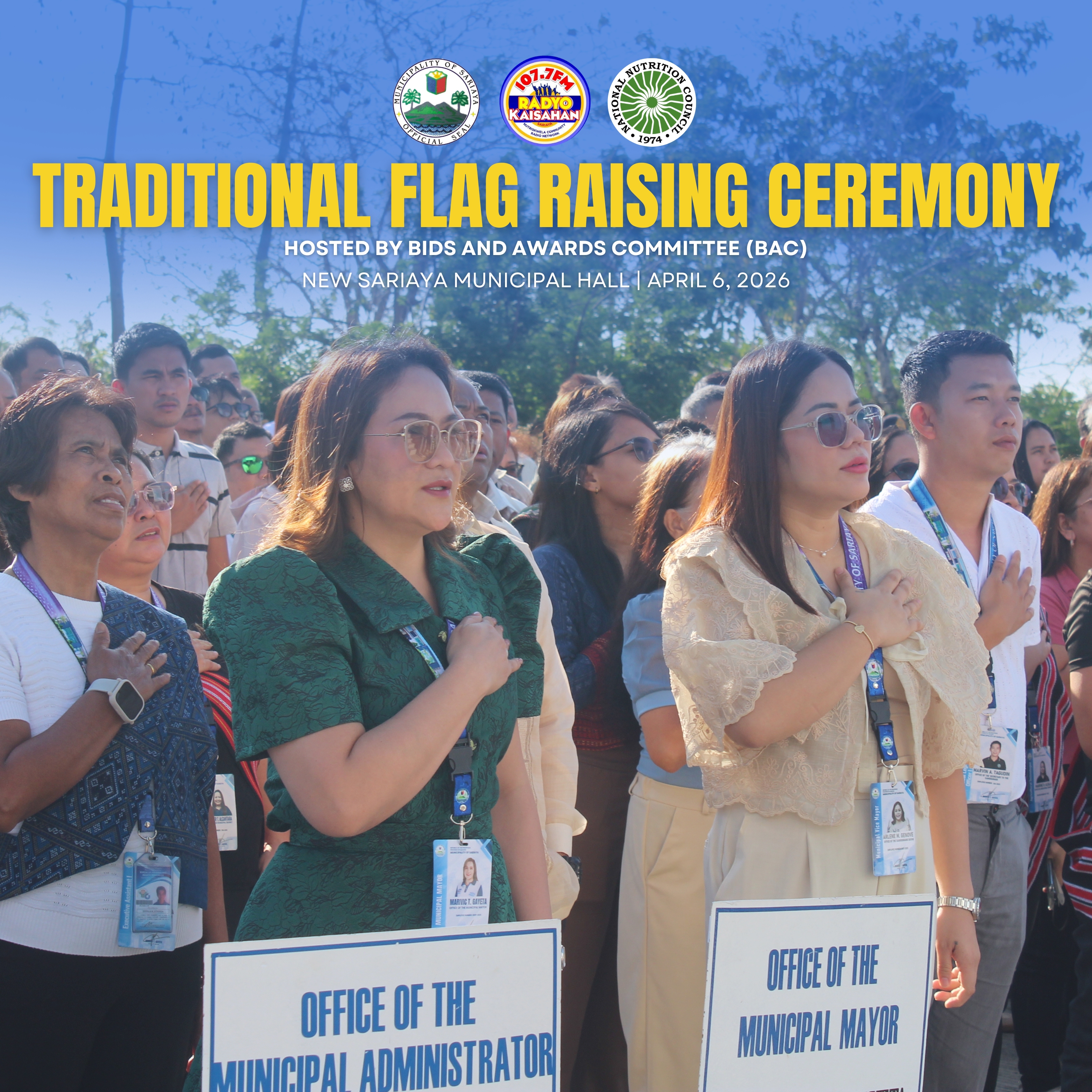 𝐒𝐄𝐑𝐁𝐈𝐒𝐘𝐎𝐍𝐆 𝐌𝐀𝐘 𝐌𝐀𝐋𝐀𝐒𝐀𝐊𝐈𝐓 𝐀𝐓 𝐃𝐈𝐒𝐈𝐏𝐋𝐈𝐍𝐀, 𝐁𝐈𝐍𝐈𝐆𝐘𝐀𝐍𝐆-𝐃𝐈𝐈𝐍 𝐒𝐀 𝐔𝐍𝐀𝐍𝐆 𝐅𝐋𝐀𝐆 𝐑𝐀𝐈𝐒𝐈𝐍𝐆 𝐂𝐄𝐑𝐄𝐌𝐎𝐍𝐘 𝐍𝐆 𝐒𝐀𝐑𝐈𝐀𝐘𝐀 𝐍𝐆𝐀𝐘𝐎𝐍𝐆 𝐀𝐁𝐑𝐈𝐋