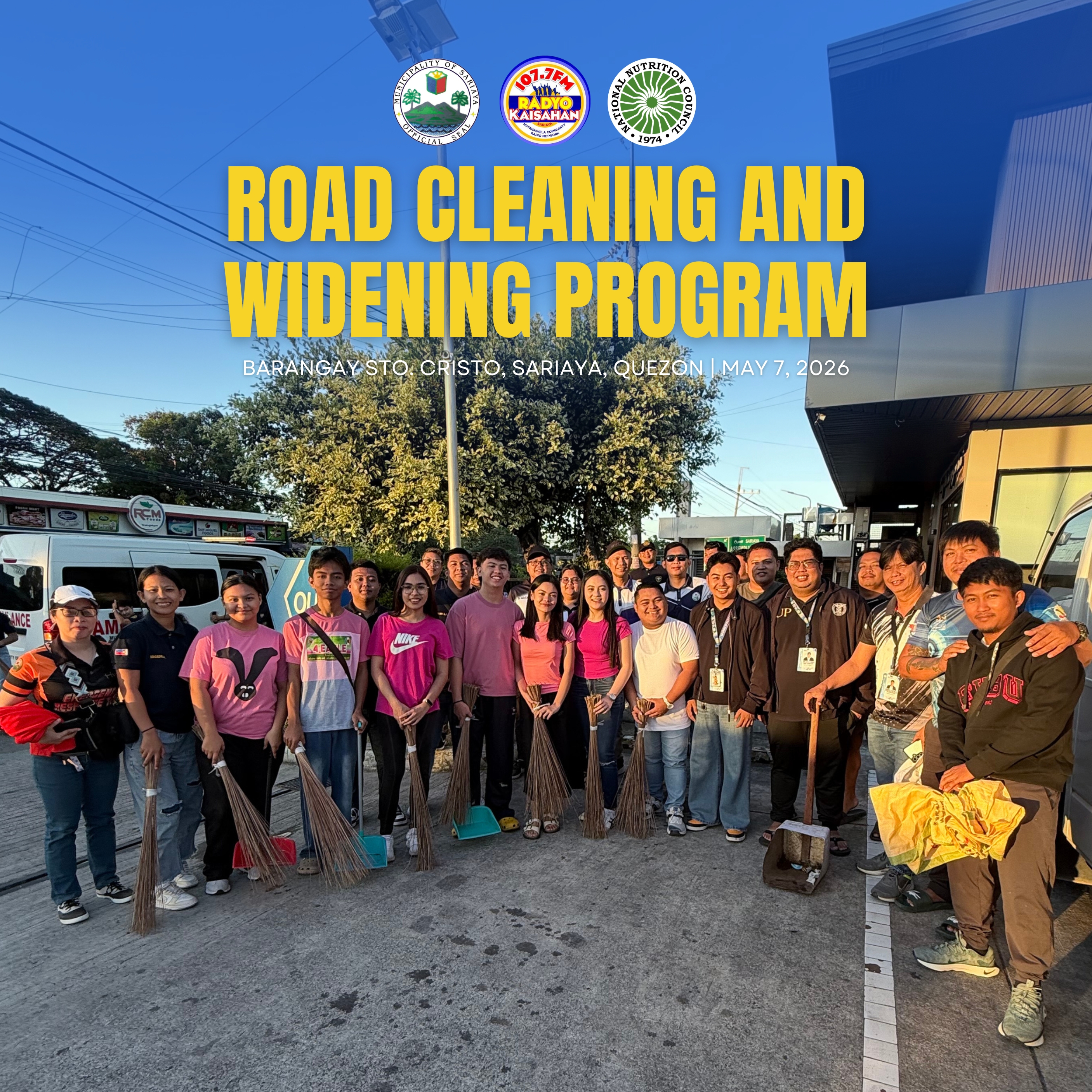 𝐒𝐀𝐑𝐈𝐀𝐘𝐀 𝐘𝐎𝐔𝐓𝐇 𝐌𝐎𝐕𝐄𝐌𝐄𝐍𝐓 𝐀𝐓 𝐋𝐆𝐔- 𝐒𝐀𝐑𝐈𝐀𝐘𝐀, 𝐍𝐀𝐆𝐒𝐀𝐍𝐈𝐁 𝐏𝐖𝐄𝐑𝐒𝐀 𝐒𝐀 𝐑𝐎𝐀𝐃 𝐂𝐋𝐄𝐀𝐍𝐈𝐍𝐆 𝐀𝐍𝐃 𝐖𝐈𝐃𝐄𝐍𝐈𝐍𝐆 𝐏𝐑𝐎𝐆𝐑𝐀𝐌 𝐒𝐀 𝐒𝐓𝐎. 𝐂𝐑𝐈𝐒𝐓𝐎